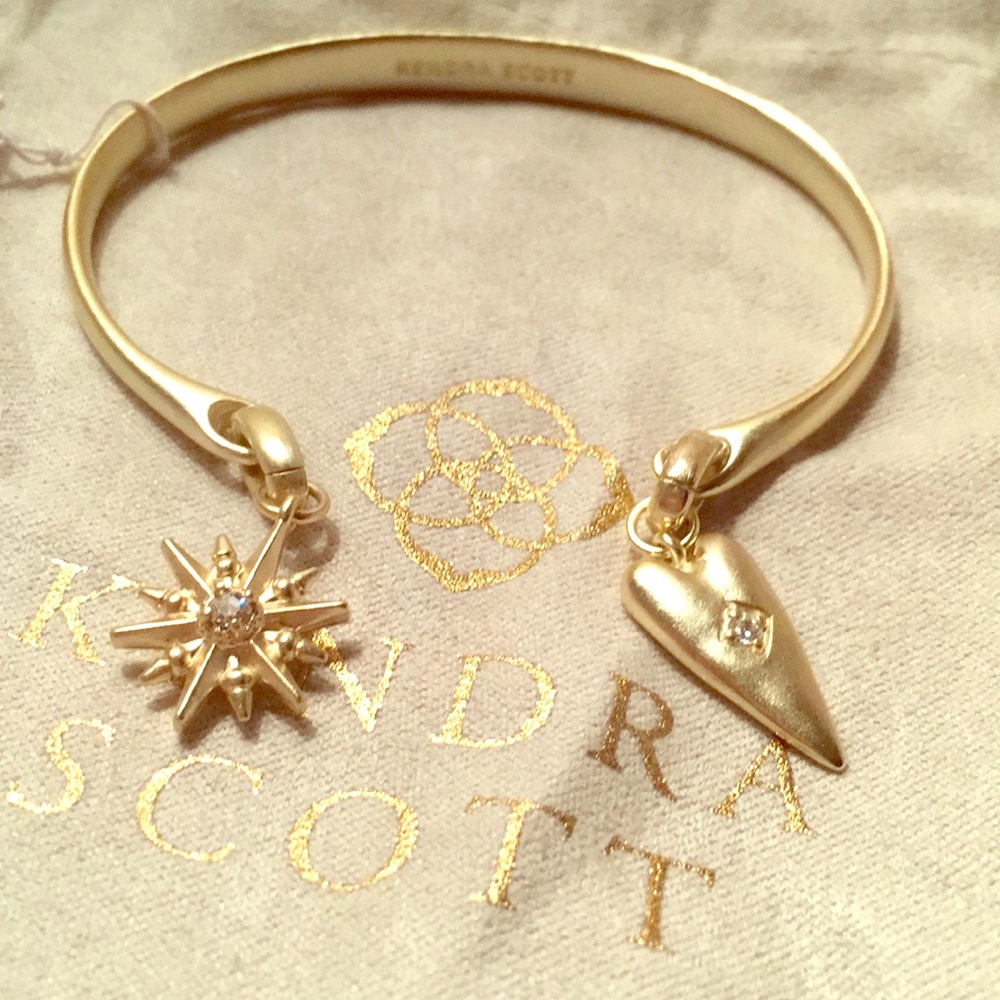 Kendra Scott Charm Pinch Cuff Bracelet
